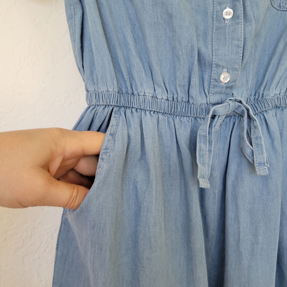 Sincerely Jules | Chambray Button Front Jumpsuit … - image 4